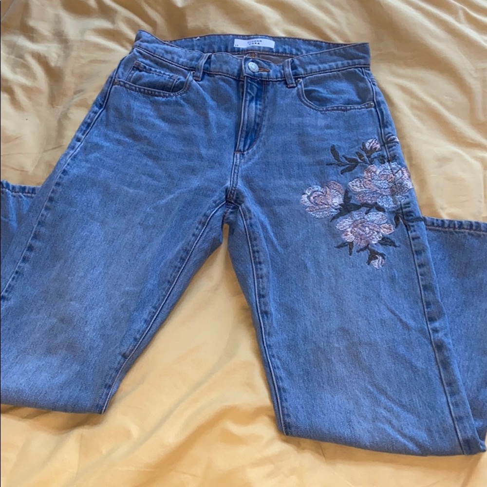 FLORAL JEANS